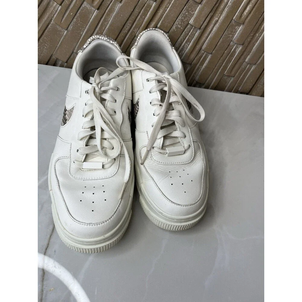 NIKE W AF1 PIXEL SE AIR FORCE 1  S White Leather CV8481-101 sz 11 Shoes Sneakers